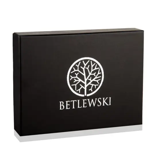 Izpārdošana BETLEWSKI® ādas kredītkaršu futrālis (sarkans) BE-08 Premium