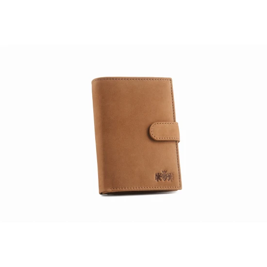 Īstas ādas Russell vīriešu maks (brūns) ZG-N4L-F10 Premium