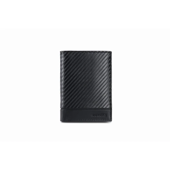 Vīriešu dabīgās ādas maks Noah (melns) ZG-N4-F7 Premium