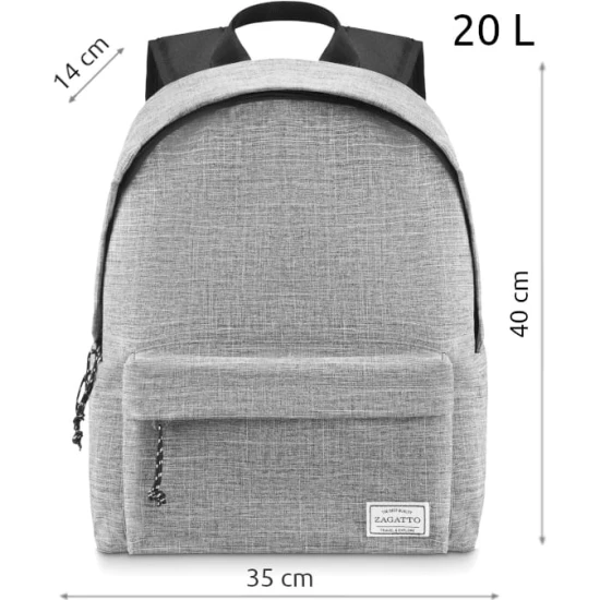 Pelēka daudzfunkcionāla mugursoma Rona ZG775