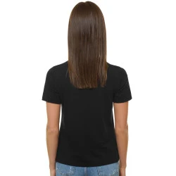 Melns sieviešu T-krekls Dian