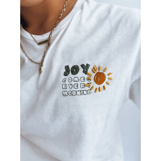 Balts T-krekls Joy RY2274