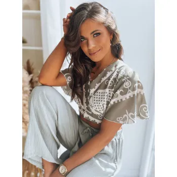 Izpārdošana Sieviešu khaki tops Aster
