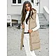 Sieviešu brūna veste ar kapuci JS/5M3186/392Z