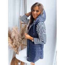 Zila divpusējā veste Melani