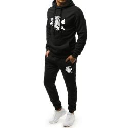 Vyriškas juodas sportinis kostiumas Vytis