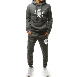 Vyriškas tamsiai pilkas sportinis kostiumas "Vytis"
