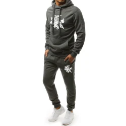 Vyriškas tamsiai pilkas sportinis kostiumas "Vytis"