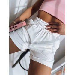 Baltas sieviešu īsās bikses Kikil