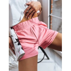 Gaiši rozā sieviešu šorti Kikil