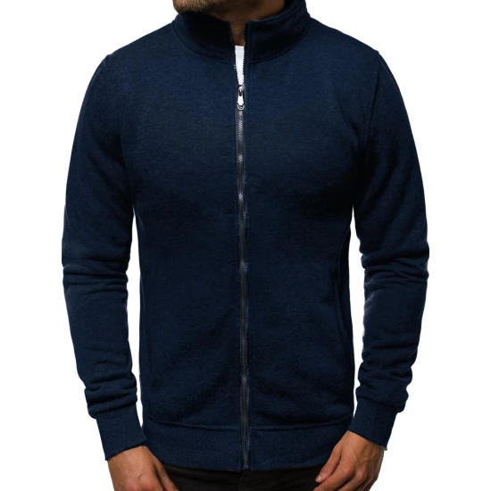 Vīriešu tumši zils džemperis 