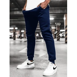 Vīriešu tumši zilas ikdienas bikses Sergo