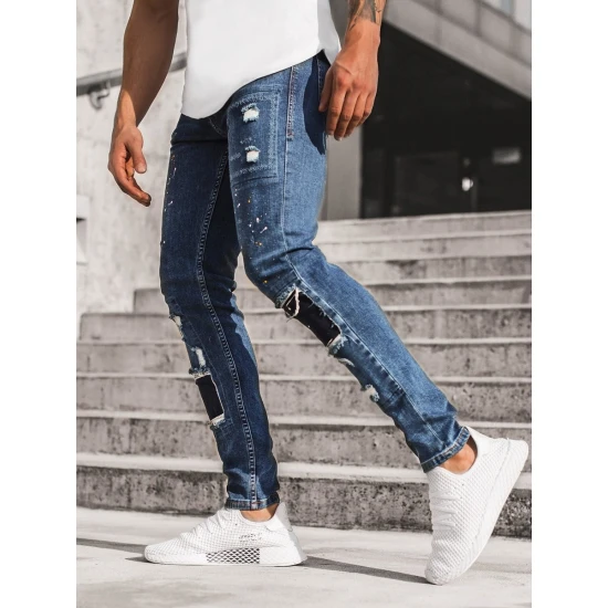 Vīriešu zili džinsi Robol G/1087