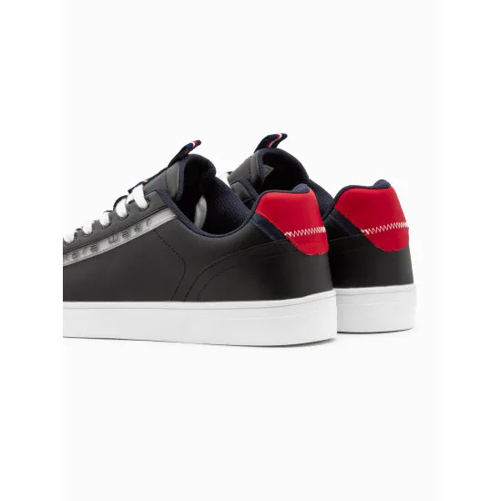 Black shoes for men Komer V3 OM-FOSL-0112