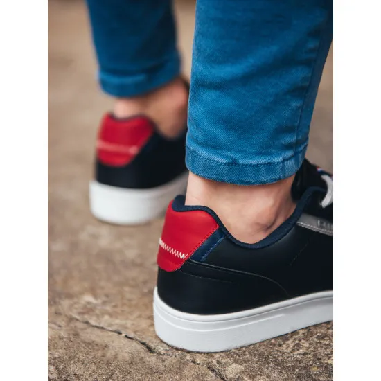 Black shoes for men Komer V3 OM-FOSL-0112