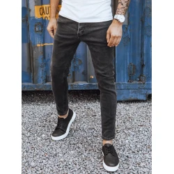 Džinsi vīriešiem tumši pelēkā krāsā Timur