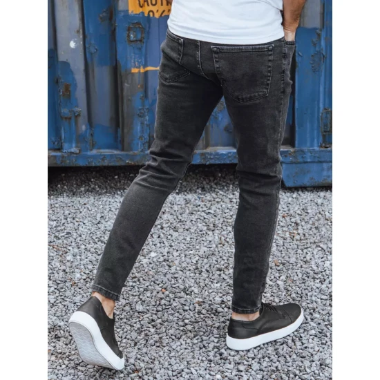 Džinsi vīriešiem tumši pelēkā krāsā Timur UX3831