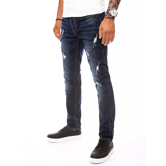Tumši zili džinsi vīriešiem Lelor UX3810