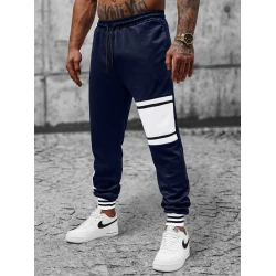 Tumši zilas ikdienas bikses vīriešiem Bomet