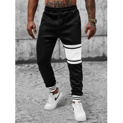 Melnas ikdienas bikses vīriešiem Bomet