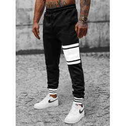 Melnas ikdienas bikses vīriešiem Bomet