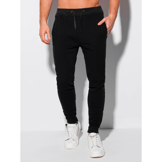 Vīriešu melnas ikdienas bikses Roby P1088 Premium