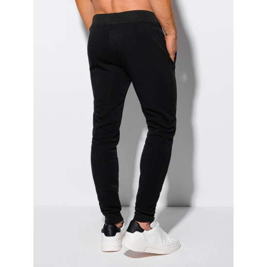 Vīriešu melnas ikdienas bikses Roby P1088 Premium