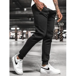 Vīriešu melnas ikdienas bikses Resol