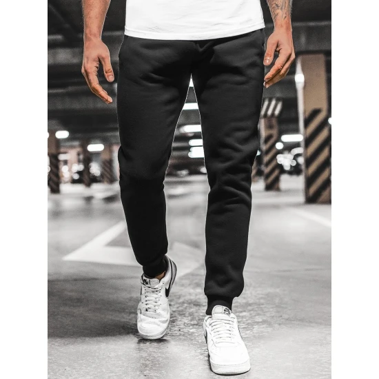 Vīriešu melnas ikdienas bikses Resol JS/XW01/1