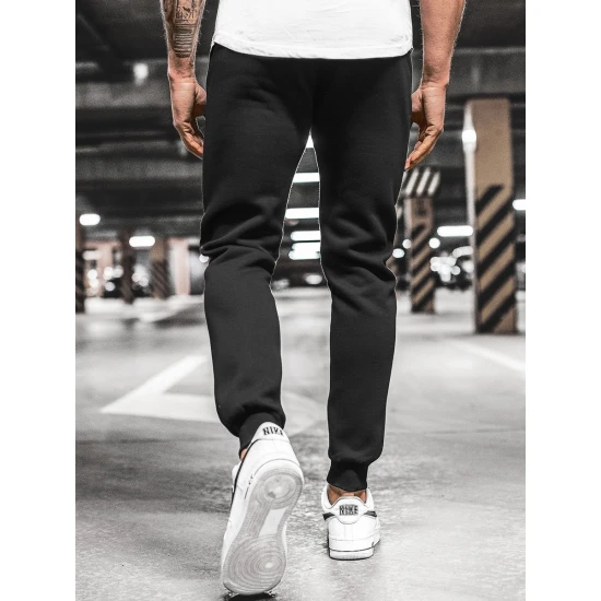 Vīriešu melnas ikdienas bikses Resol JS/XW01/1