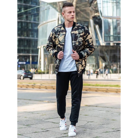 Vīriešu melnas ikdienas bikses Sergo Gadījuma bikses