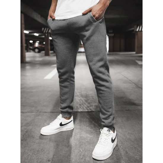 Vīriešu tumši pelēkas ikdienas bikses Resol JS/XW01/1