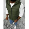 Tumši zaļa veste ar Nanor kapuci JS/M805/136