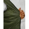 Tumši zaļa veste ar Nanor kapuci JS/M805/136