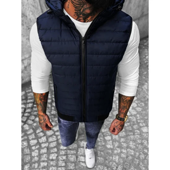 Vīriešu tumši zila veste Minel JS/MY88Z