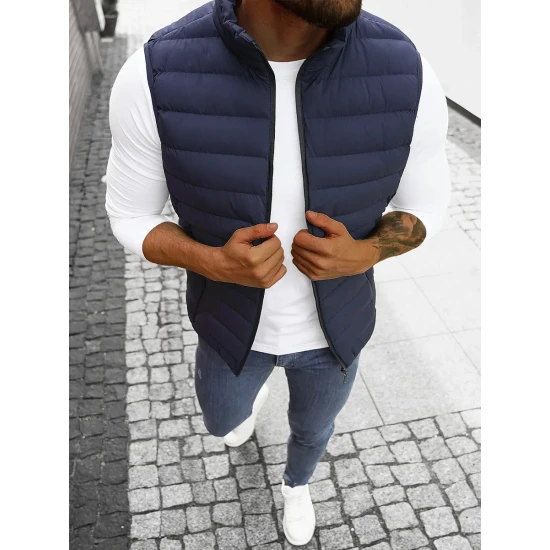 Vīriešu veste tumši zilā krāsā Mira JS/M711/215