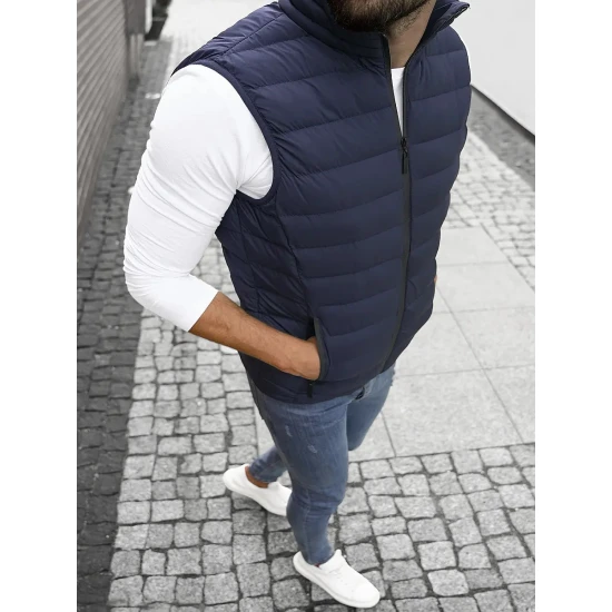 Vīriešu veste tumši zilā krāsā Mira JS/M711/215