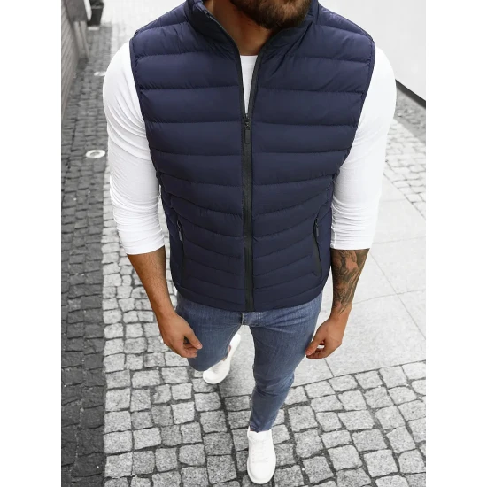 Vīriešu veste tumši zilā krāsā Mira JS/M711/215