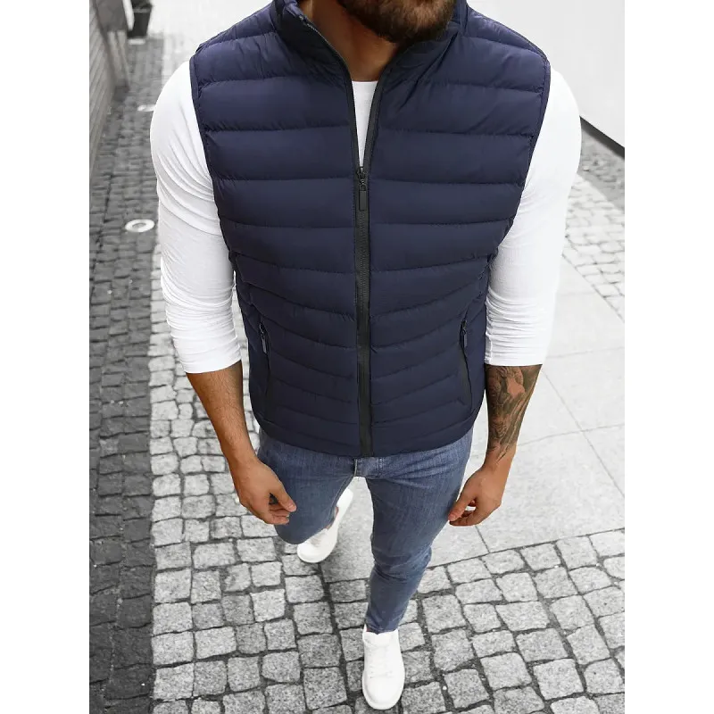 Vīriešu veste tumši zilā krāsā Mira JS/M711/215