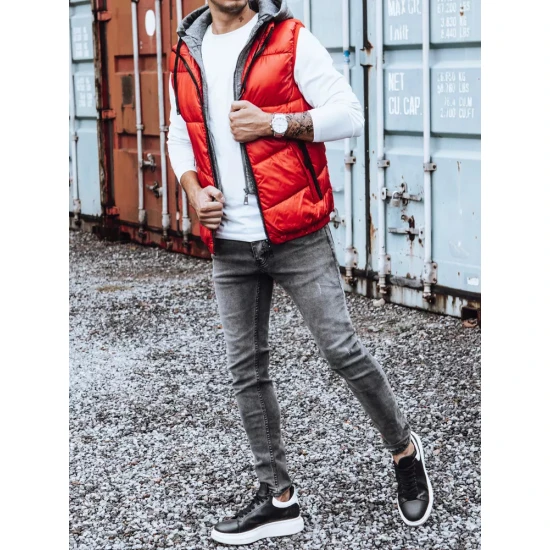 Vīriešu sarkana Viko veste TX4241