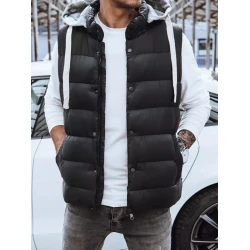 Vīriešu melna veste Doger