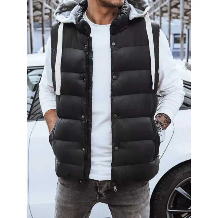 Vīriešu melna veste Doger TX3936z
