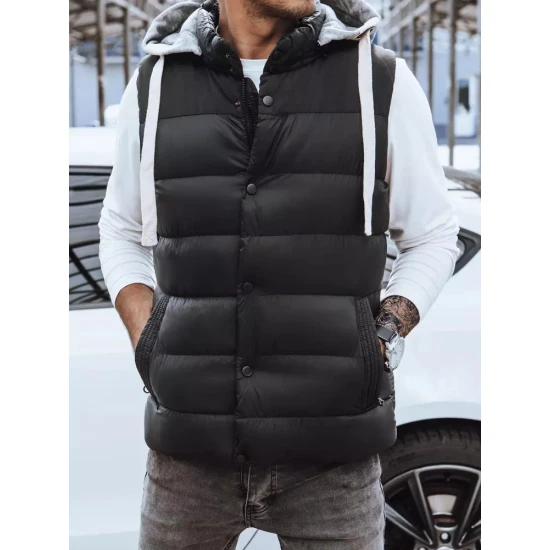 Vīriešu melna veste Doger TX3936z
