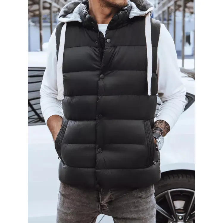 Vīriešu melna veste Doger TX3936z