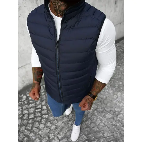 Vīriešu tumši zila veste Piko N/7133