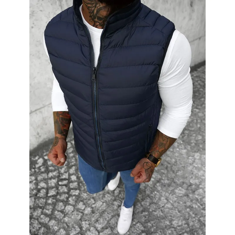 Vīriešu tumši zila veste Piko N/7133