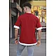 Red mens t-shirt Zulu PK5802 Premium