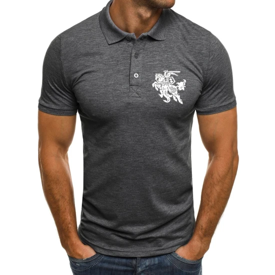 Vīriešu tumši pelēks polo krekls Vytis POLO T-krekls