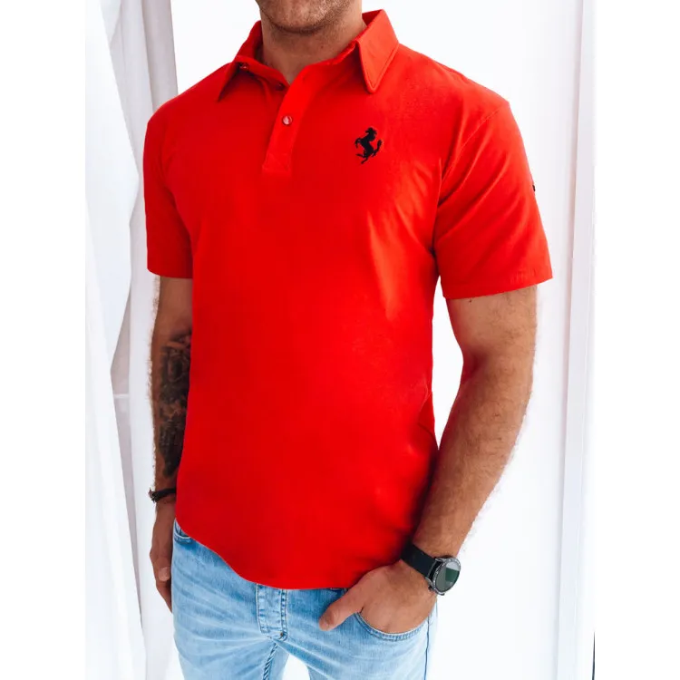 Sarkans polo krekls Horen PX0586 Premium