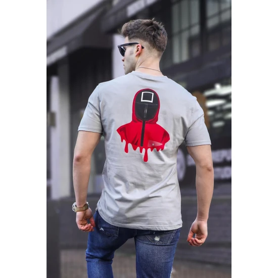 Vīriešu pelēks t-krekls Game PK5384 Premium